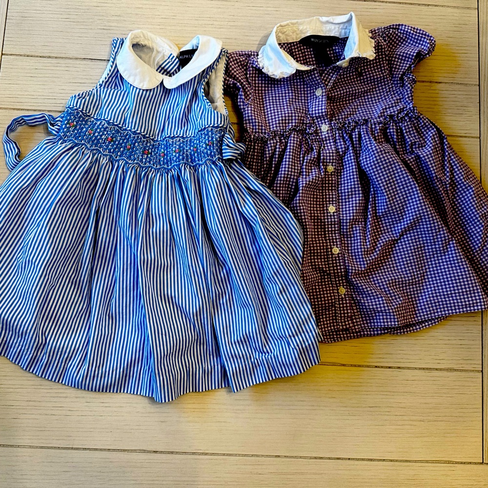 Two Ralph Lauren dresses 18month